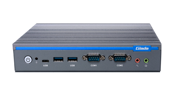 Giada MiniPC barebone DF613 i5-1335U, Fanless, 2xSO-DIMM DDR4, M2 for SSD, M2 for WiFi, 2xGBit LAN i219 RTL8111H, M.2 for 4G, SIM-Card slot, 4x USB3.2 Gen2, 1 x USB-C 3.2 Gen2, 2 x USB2.0, 1xDP 8K, 2x HDMI 4K, audio, 2 x COM