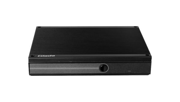 Giada MiniPC barebone F109D fanless, Intel Celeron N150, UHD Graphics, 1 x SO-DIMM DDR5-4800, 1x M.2 2280 PCIe3x4, 2x GBit LAN RTL8111H, 4 x USB2, 2x USB3.2 Gen2, 2xHDMI 4K, 1x DP 4K, 2 x RS232, 1 x M.2 2230 for Wifi/BT, 1 x M.2 3042 for 4G, SIM Slot