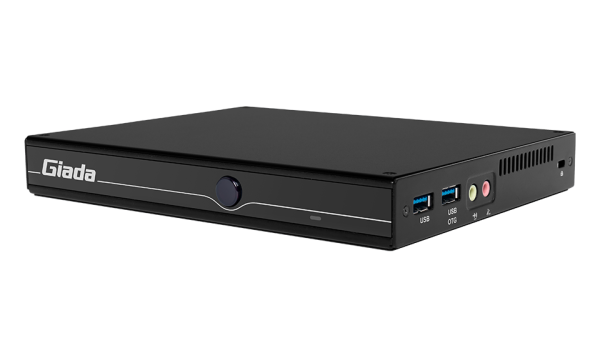Giada MiniPC barebone DM6-R, AMD Ryzen R2314, 4C/4T, 4 x HDMI, 2 x DDR4 2400 SO-DIMM, 1 x m.2 PCIe x4 (2280) for SSD, 1x m.2 (2230) for wifi, 1 x GigaBit LAN, 2x USB3.1, 2 x USB2