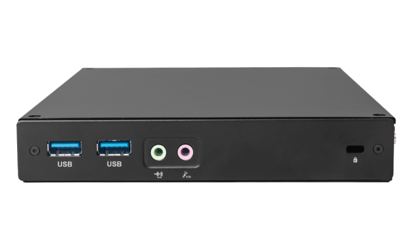 Giada MiniPC barebone DM6-R, AMD Ryzen R2314, 4C/4T, 4 x HDMI, 2 x DDR4 2400 SO-DIMM, 1 x m.2 PCIe x4 (2280) for SSD, 1x m.2 (2230) for wifi, 1 x GigaBit LAN, 2x USB3.1, 2 x USB2