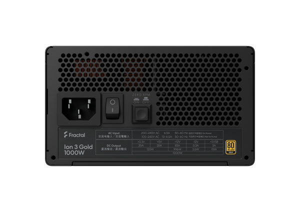 fractal design Ion 3 Gold 1000W Black