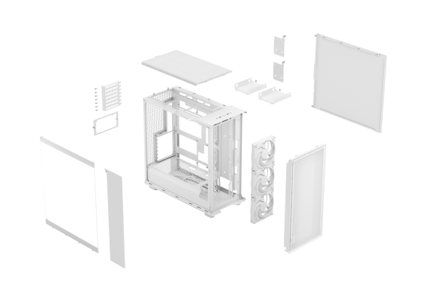 Fractal Design Epoch XL White TG Clear tint