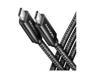 AXAGON BUCM4X-CM05AB NewGEN+ cable USB-C <-> USB-C, 0.5m, USB4 Gen 3&Atilde;u2, PD 240W, 8K HD,ALU