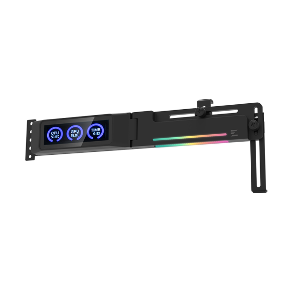 Zalman ZM-VS3 DS Black GPU Holder with ARGB and LCD Display