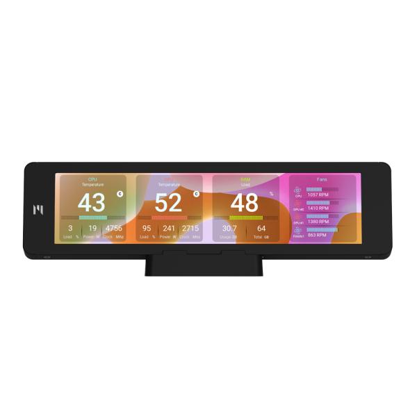 Zalman ZM-MF916 Black, 9.16 , 1920x462 LCD Screen, inside our outside case