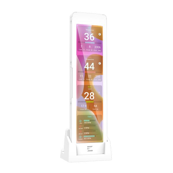 Zalman ZM-MF916 White, 9.16 , 1920x462 LCD Screen, inside our outside case