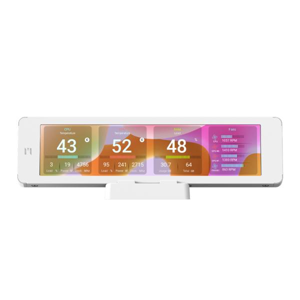 Zalman ZM-MF916 White, 9.16 , 1920x462 LCD Screen, inside our outside case