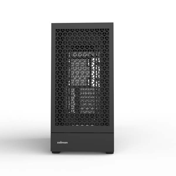 Zalman Z20 DS Black, ATX Mid-Tower PC Case, built-in 15.6 IPS LCD Display, 1x 120mm Black fan at rear, 2x 140mm Black fan at front, USB3.1 Type-C port