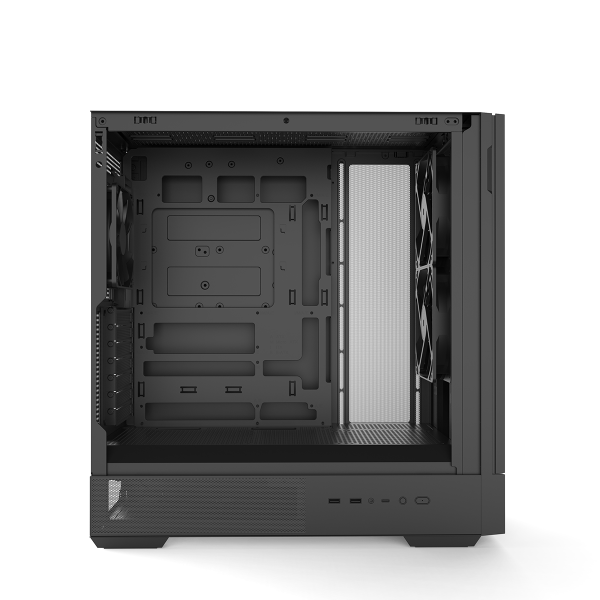 Zalman Z20 DS Black, ATX Mid-Tower PC Case, built-in 15.6 IPS LCD Display, 1x 120mm Black fan at rear, 2x 140mm Black fan at front, USB3.1 Type-C port