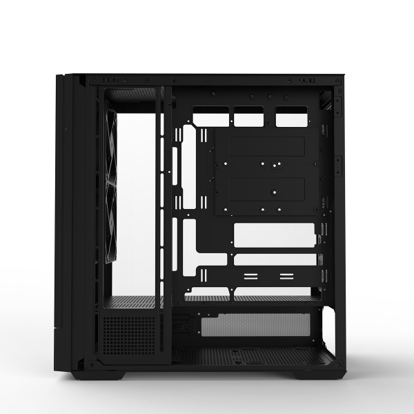 Zalman Z20 DS Black, ATX Mid-Tower PC Case, built-in 15.6 IPS LCD Display, 1x 120mm Black fan at rear, 2x 140mm Black fan at front, USB3.1 Type-C port