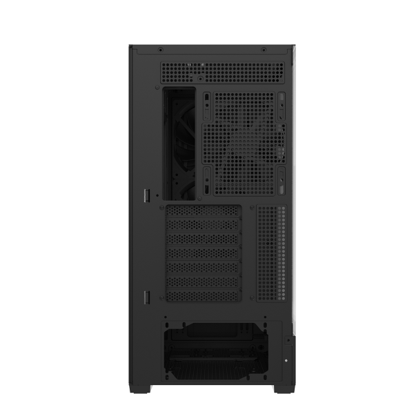 Zalman Z20 DS Black, ATX Mid-Tower PC Case, built-in 15.6 IPS LCD Display, 1x 120mm Black fan at rear, 2x 140mm Black fan at front, USB3.1 Type-C port