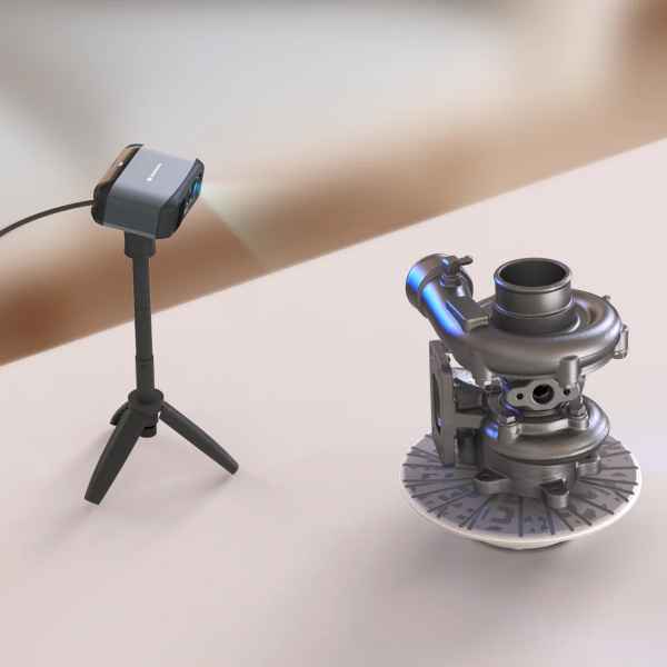 3dmakerpro 3D Scanner Moose Standard Accuracy: 0.03mm, Resolution: 0.07mm, 24-Bit Color Depth