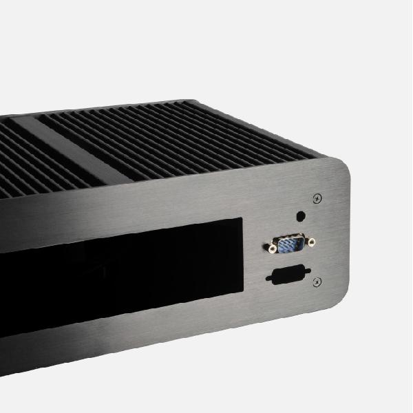 Akasa Euler MX, Fanless Aluminium Case, 2 x Front USB 3.0, 2 x 2.5 drive support, Mini-ITX Mobo Specific, Pico PW Adpt.