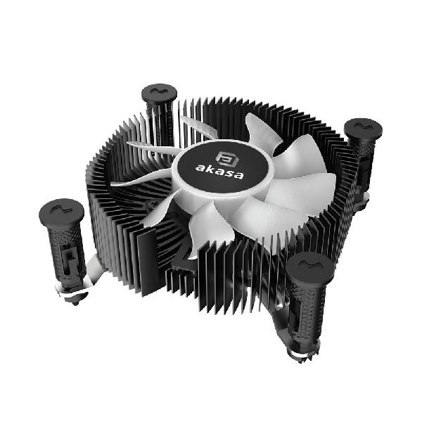 Akasa Vegas Chroma iLG, aRGB Aluminium Intel LGA1700 Mini-ITX Low-Profile Cooler