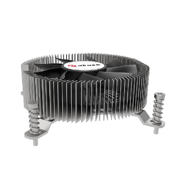 Akasa Intel LGA1700 low profile copper core crew+backplate cooler, max 35 Watt TDP