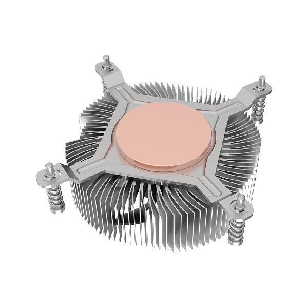 Akasa Intel LGA1700 low profile copper core crew+backplate cooler, max 35 Watt TDP