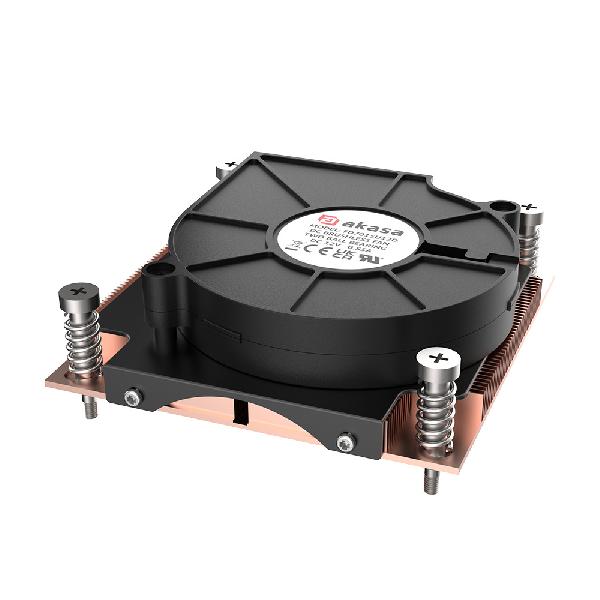 Akasa 1U Intel LGA115X, 1200 & 1700 copper cooler