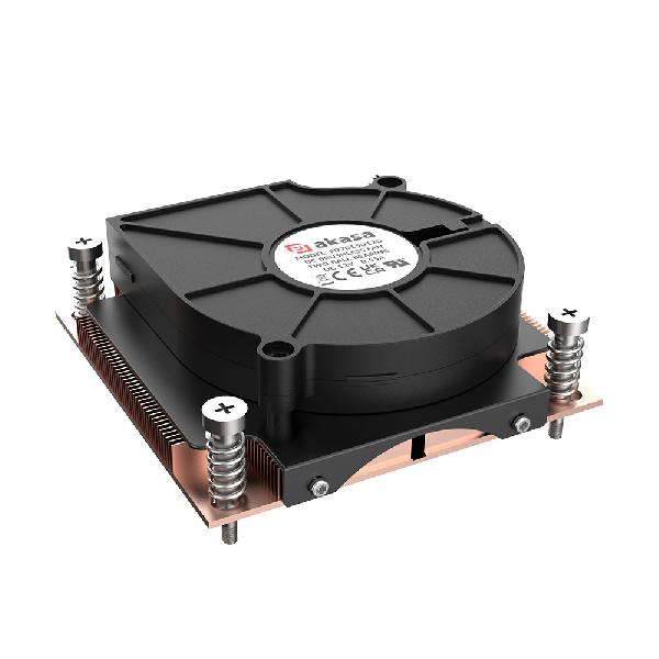 Akasa 1U Intel LGA115X, 1200 & 1700 copper cooler