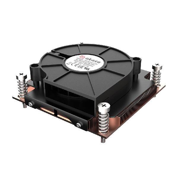 Akasa 1U Intel LGA115X, 1200 & 1700 copper cooler