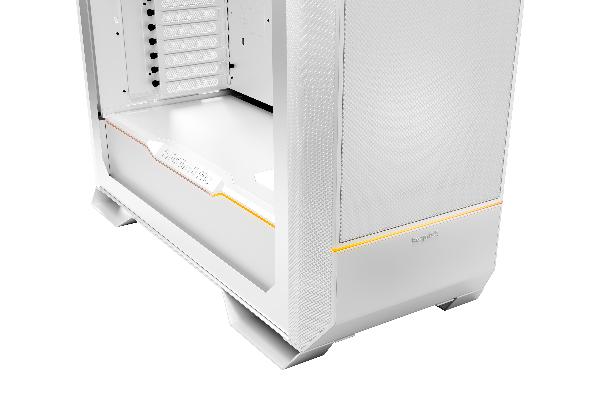 be quiet! Dark Base Pro 901 White, 603 x 254 x 569, IO-panel 1x USB 3.2 Gen. 2 Type C, 4x USB 3.2, HD Audio (mic + audio), fan contro. ARGB contr., 1x 5,25, up to 7x 3,5 (2 inc), up to 17x 2,5 (6 inc), inc 3x 140 mm Silent Wing 4