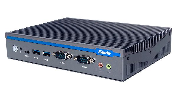 Giada MiniPC barebone DF612 i5-1235U, Fanless, 2xSO-DIMM DDR4, M2 for SSD, M2 for WiFi, 2xGBit LAN i219 RTL8111H, M.2 for 4G, SIM-Card slot, 4x USB3.2 Gen2, 1 x USB-C 3.2 Gen2, 2 x USB2.0, 1xDP 8K, 2x HDMI 4K, audio, 2 x COM