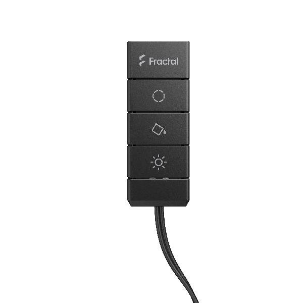 Fractal Design Adjust 2 RGB controller, Black hardware ARGB controller, 12 color modes, 9 pulse/motion effects, 5V Adressable RGB 3 pin