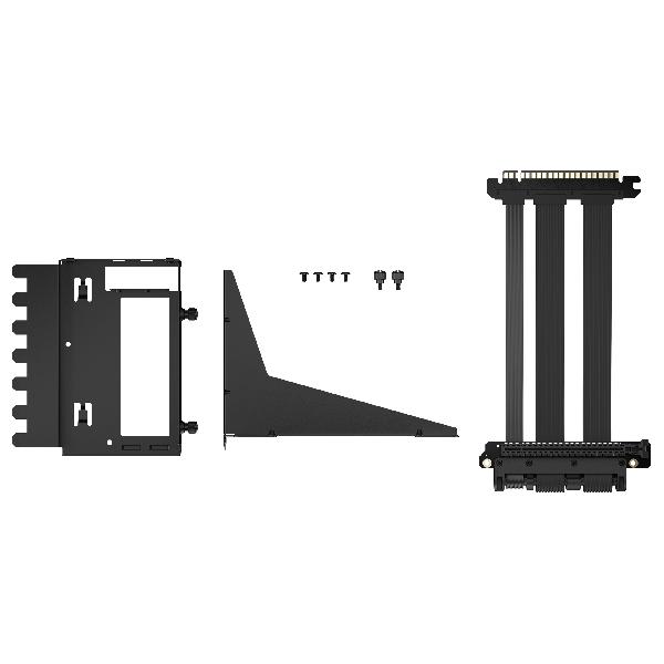 Flex 2 PCIe 4.0 Black, tbv ATX cases with bridgeless expansion slot covers (no bars between slots), including North, Focus 2, Define 7, Meshify 2, Torrent, and many others