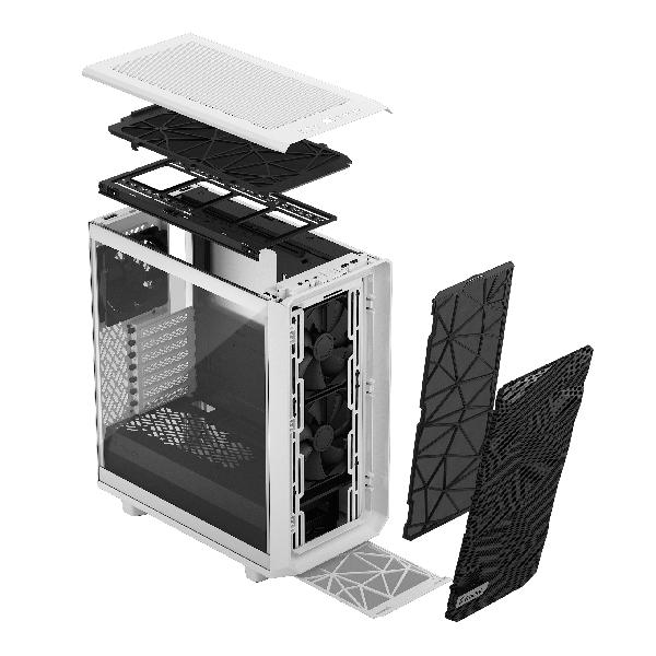 Fractal Design Meshify 2 Compact White TG Clear Tint