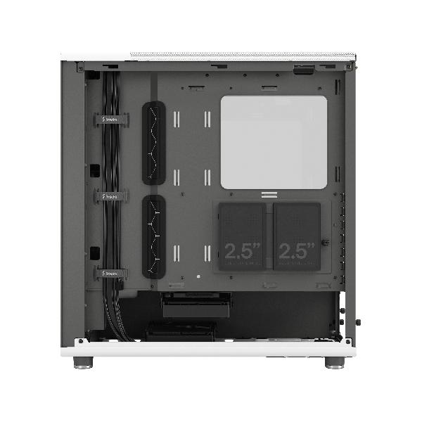 Fractal Design North Chalk White TG Clear Tint