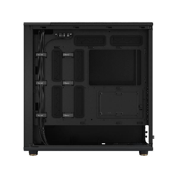 Fractal Design North XL Charcoal Black, (E-)ATX Large Size Mid Tower, 1xUSB 3.1 Gen 2 Type-C, 2xUSB 3.0, Audio & Mic, Wood Front, Mesh Side, 503 x 240 x 509 mm, 3 x Aspect 140 mm PWM Included.