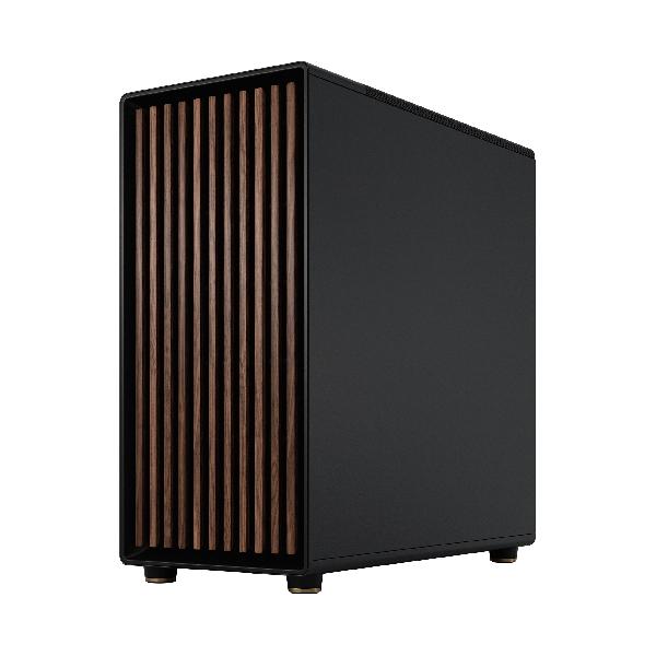 Fractal Design North XL Charcoal Black, (E-)ATX Large Size Mid Tower, 1xUSB 3.1 Gen 2 Type-C, 2xUSB 3.0, Audio & Mic, Wood Front, Mesh Side, 503 x 240 x 509 mm, 3 x Aspect 140 mm PWM Included.