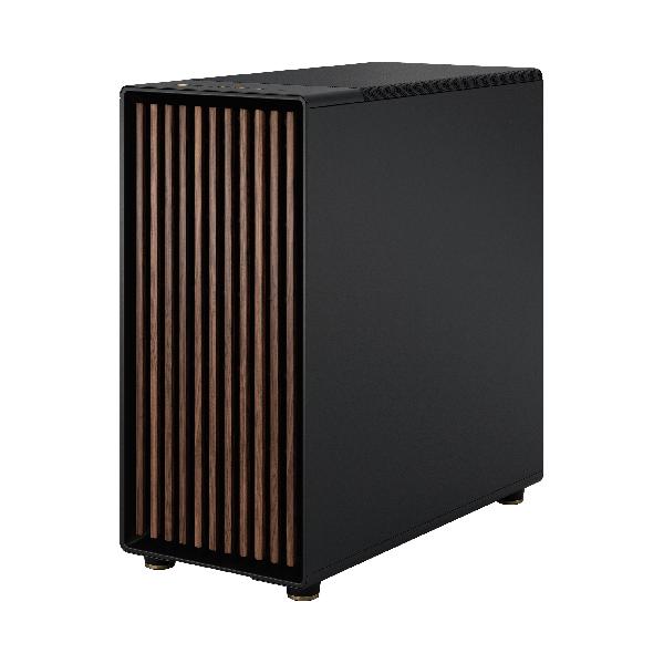 Fractal Design North XL Charcoal Black TG Dark, (E-)ATX Large Size Mid Tower, 1xUSB 3.1 Gen 2 Type-C, 2xUSB 3.0, Audio & Mic, Wood Front, Tempered Glass Side, 503 x 240 x 509 mm, 3 x Aspect 140 mm PWM Included.