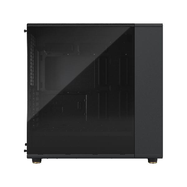 Fractal Design North XL Charcoal Black TG Dark, (E-)ATX Large Size Mid Tower, 1xUSB 3.1 Gen 2 Type-C, 2xUSB 3.0, Audio & Mic, Wood Front, Tempered Glass Side, 503 x 240 x 509 mm, 3 x Aspect 140 mm PWM Included.