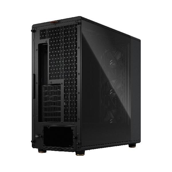 Fractal Design North XL Charcoal Black TG Dark, (E-)ATX Large Size Mid Tower, 1xUSB 3.1 Gen 2 Type-C, 2xUSB 3.0, Audio & Mic, Wood Front, Tempered Glass Side, 503 x 240 x 509 mm, 3 x Aspect 140 mm PWM Included.