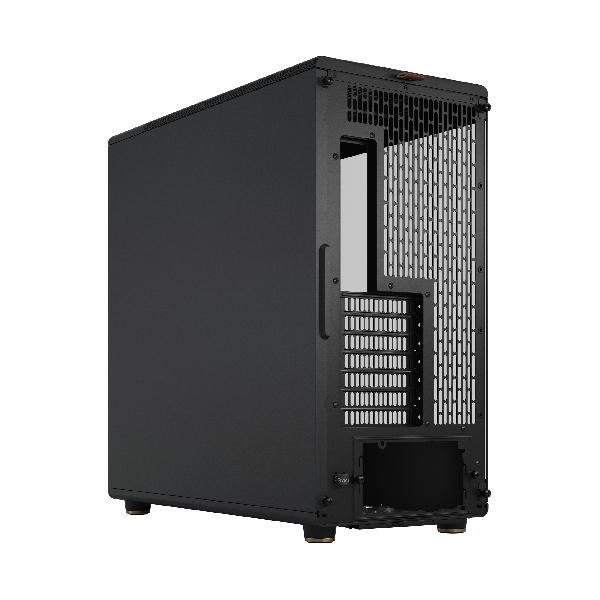 Fractal Design North XL Charcoal Black TG Dark, (E-)ATX Large Size Mid Tower, 1xUSB 3.1 Gen 2 Type-C, 2xUSB 3.0, Audio & Mic, Wood Front, Tempered Glass Side, 503 x 240 x 509 mm, 3 x Aspect 140 mm PWM Included.