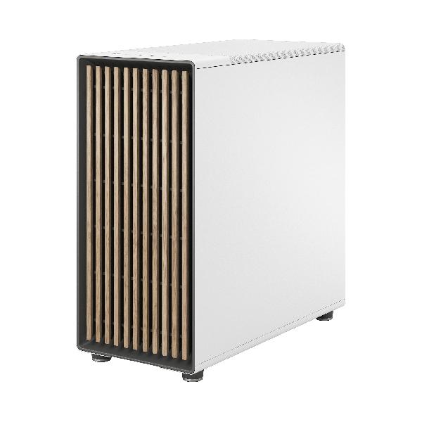 Fractal Design North XL Chalk White, (E-)ATX Large Size Mid Tower, 1xUSB 3.1 Gen 2 Type-C, 2xUSB 3.0, Audio & Mic, Wood Front, Mesh Side, 503 x 240 x 509 mm, 3 x Aspect 140 mm PWM Included.