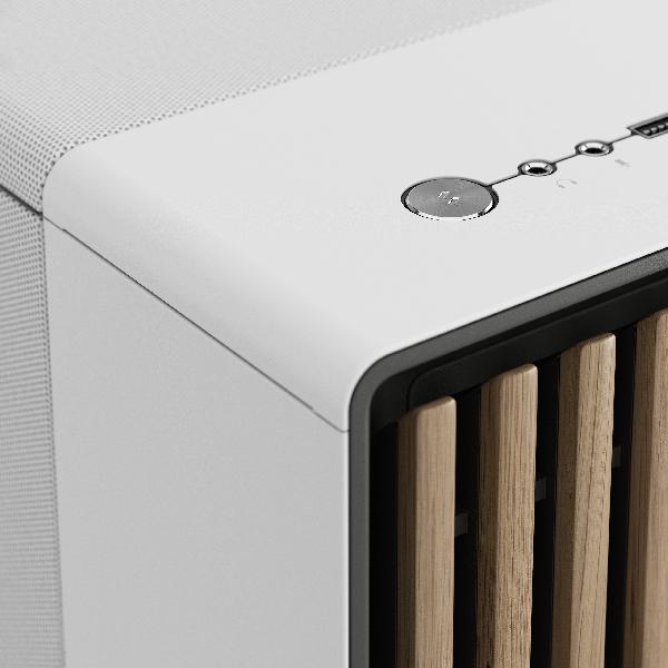 Fractal Design North XL Chalk White, (E-)ATX Large Size Mid Tower, 1xUSB 3.1 Gen 2 Type-C, 2xUSB 3.0, Audio & Mic, Wood Front, Mesh Side, 503 x 240 x 509 mm, 3 x Aspect 140 mm PWM Included.