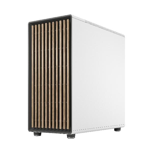 Fractal Design North XL Chalk White, (E-)ATX Large Size Mid Tower, 1xUSB 3.1 Gen 2 Type-C, 2xUSB 3.0, Audio & Mic, Wood Front, Mesh Side, 503 x 240 x 509 mm, 3 x Aspect 140 mm PWM Included.