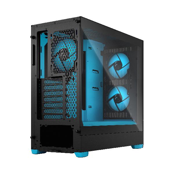 Fractal Design Pop Air RGB Cyan Core TG Clear Tint