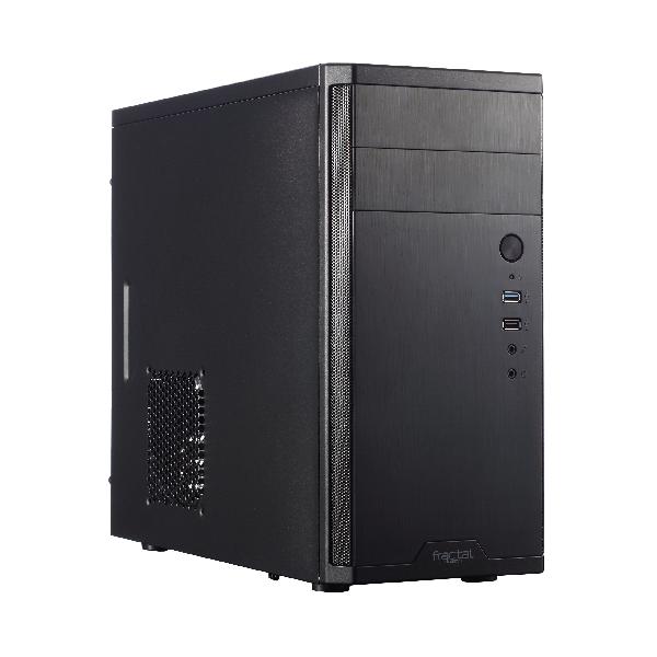 Fractal Design Core 1000 Micro-ATX Case, Black, Mesh Front, 1 x USB2.0, 1 x USB3.0, 1 x Front 120 mm Fan included