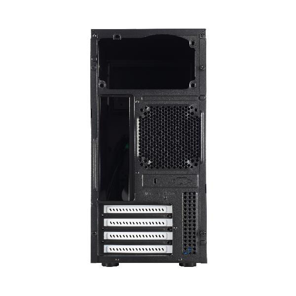 Fractal Design Core 1100 Micro-ATX Case, Black, Brushed Alu Front, 1 x USB2.0, 1 x USB3.0, Front 120 mm Fan included