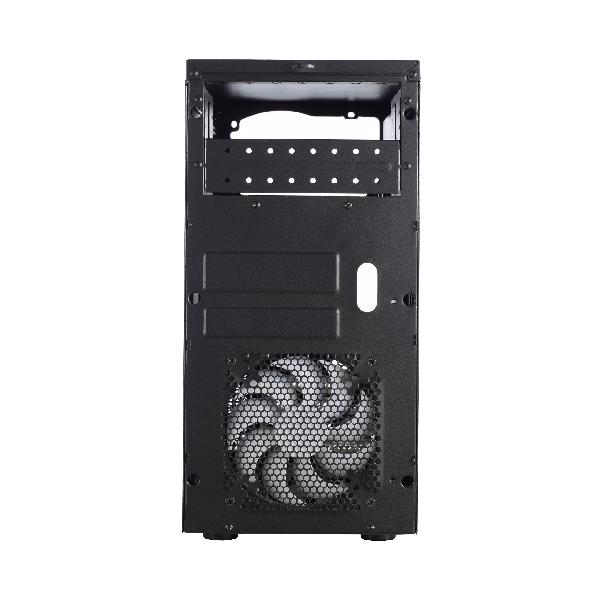 Fractal Design Core 1100 Micro-ATX Case, Black, Brushed Alu Front, 1 x USB2.0, 1 x USB3.0, Front 120 mm Fan included