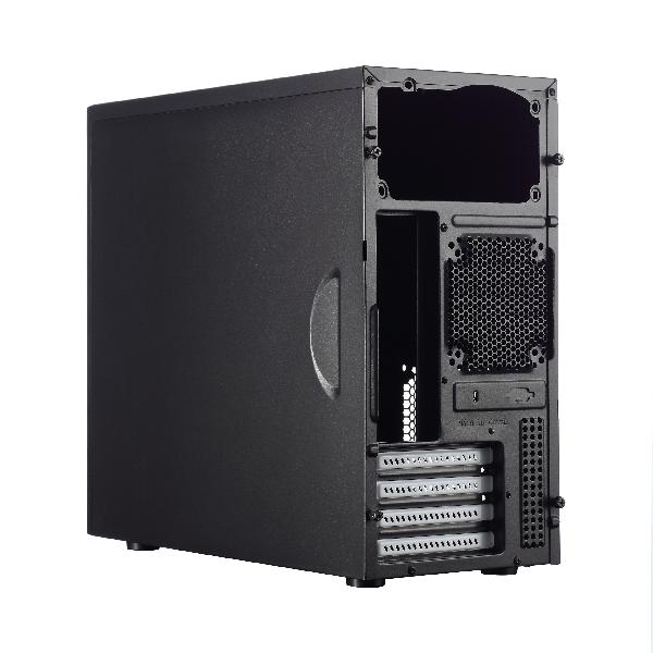 Fractal Design Core 1100 Micro-ATX Case, Black, Brushed Alu Front, 1 x USB2.0, 1 x USB3.0, Front 120 mm Fan included