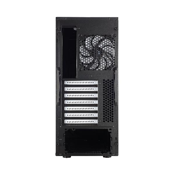 Fractal Design Core 2300 compact Full-ATX Case, Black, Brushed Alu Front, Watercooling Ready (240/280 front, 240 Top), 2 x 120mm Fan included