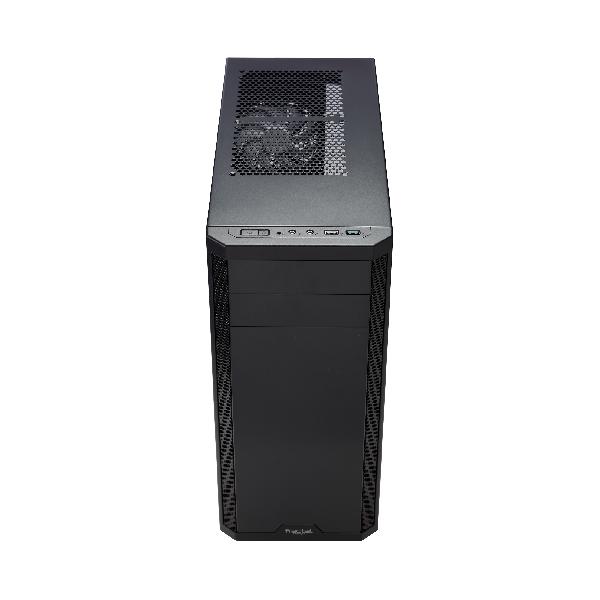 Fractal Design Core 2300 compact Full-ATX Case, Black, Brushed Alu Front, Watercooling Ready (240/280 front, 240 Top), 2 x 120mm Fan included