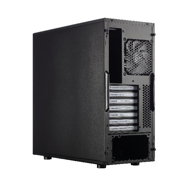 Fractal Design Core 2300 compact Full-ATX Case, Black, Brushed Alu Front, Watercooling Ready (240/280 front, 240 Top), 2 x 120mm Fan included