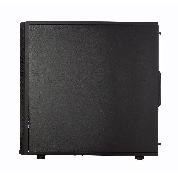 Fractal Design Core 2300 compact Full-ATX Case, Black, Brushed Alu Front, Watercooling Ready (240/280 front, 240 Top), 2 x 120mm Fan included