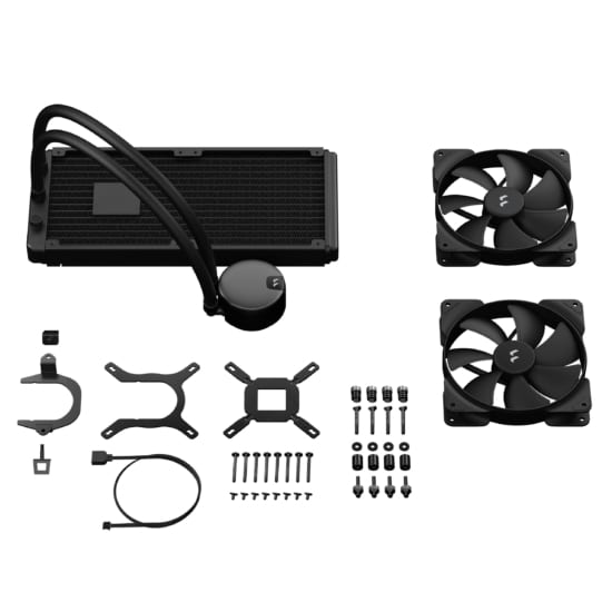 Fractal Design Lumen S28 v2 AIO Watercooler, 2 x Aspect 14 PWM fan, AM4/5, S1700, S1200