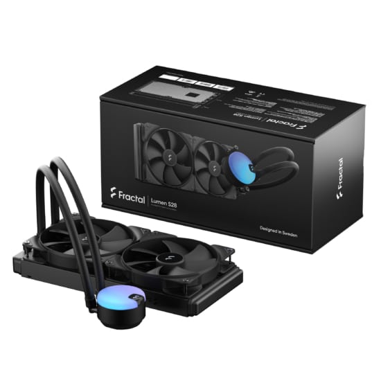 Fractal Design Lumen S28 v2 AIO Watercooler, 2 x Aspect 14 PWM fan, AM4/5, S1700, S1200