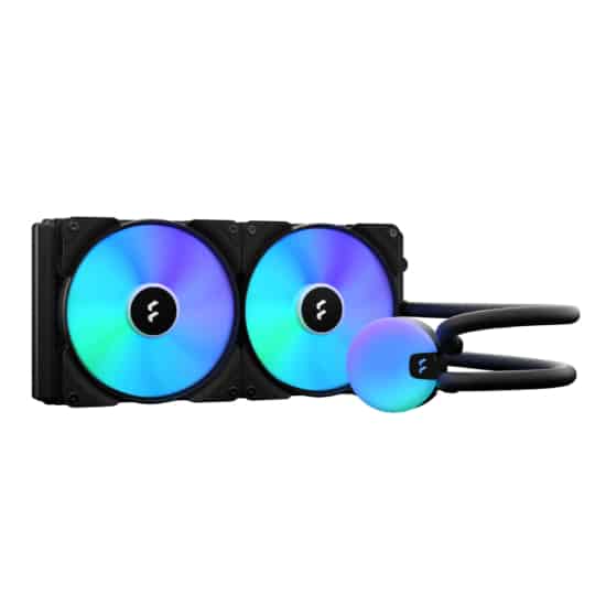 Fractal Design Lumen S28 v2 RGB AIO Watercooler, 2 x Aspect 14 RGB fan, AM4/5, S1700, S1200